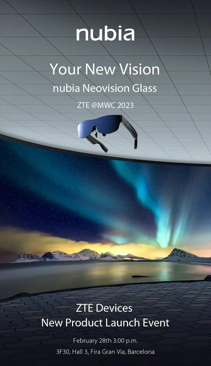 Новинка 2023 года: AR-очки Nubia