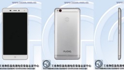 5.5-дюймовый смартфон nubia прошел сертификацию в Китае