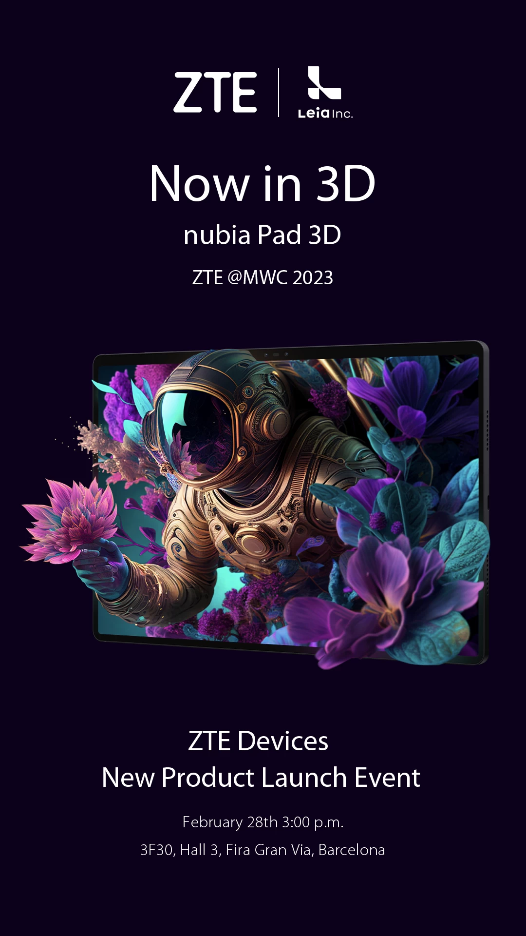 Nubia Pad 3D